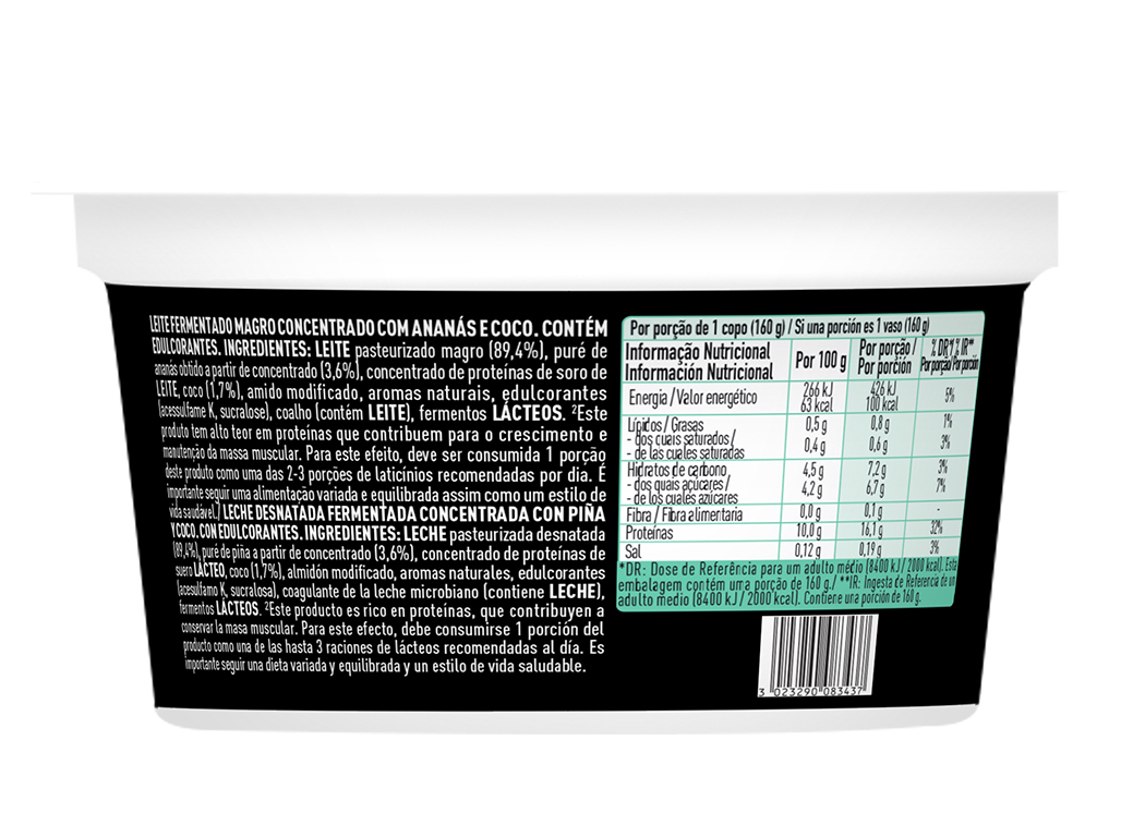 IOGURTE LINDAHLS ANANAS COCO 160G