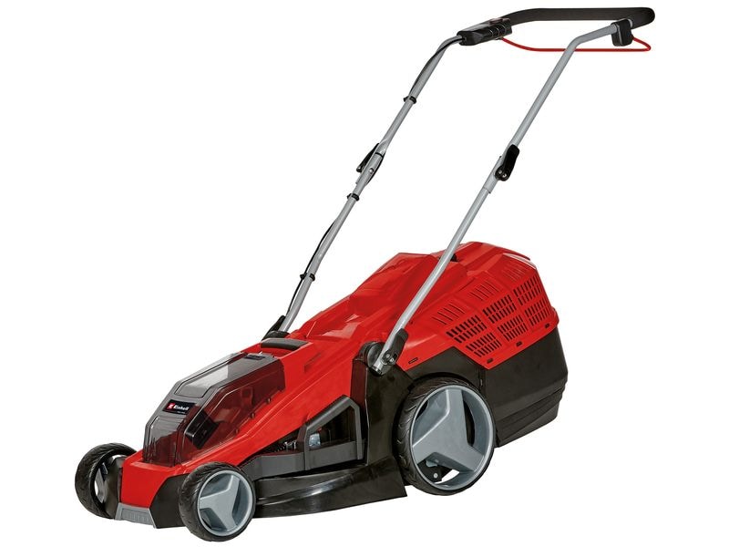 Einhell Akku-Rasenmäher GE-CM 36/43 Li M (2 x 4.0Ah) Rasenmäher mit zwei Akkus und zwei Ladegeräten