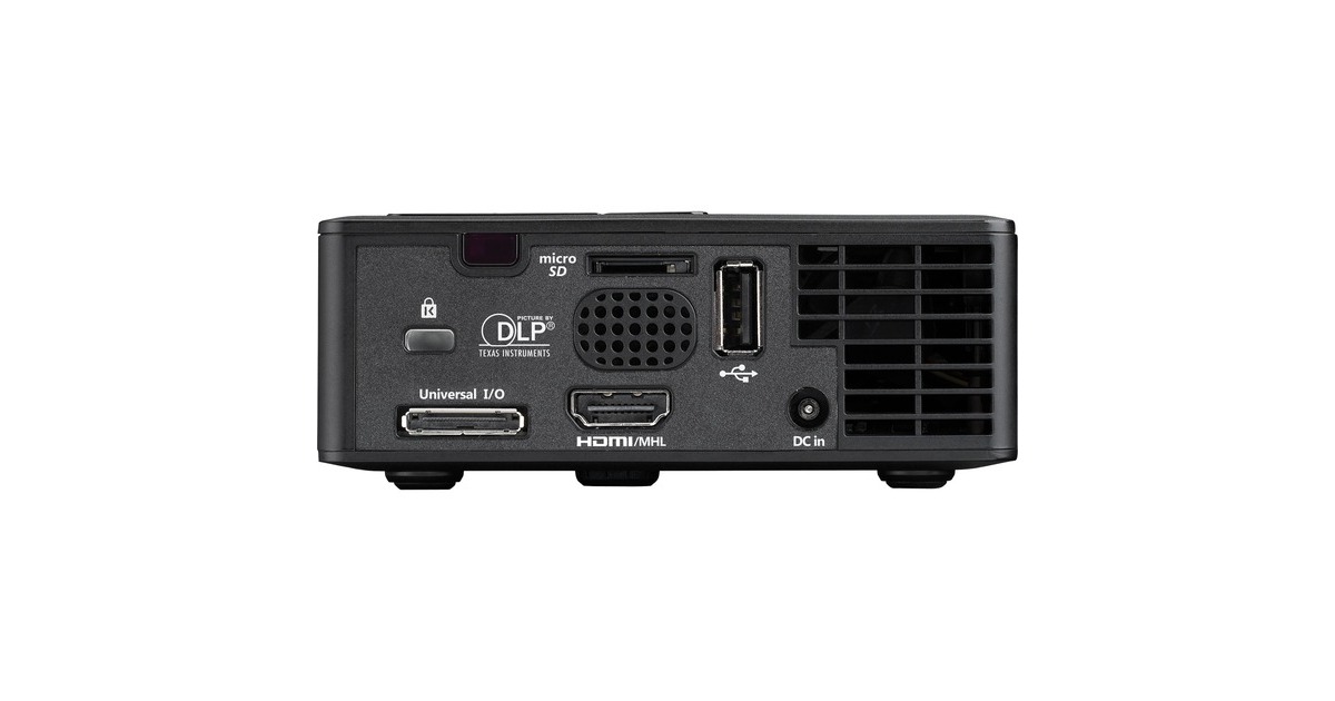 OptomaML750E Ultra-compact LED projector  (Zwart, 3D, 30 dB(A) ECO)