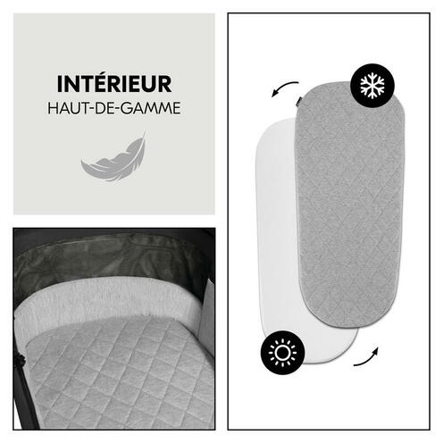 Poussette DUO Comfort N Care - Noir - HAUCK