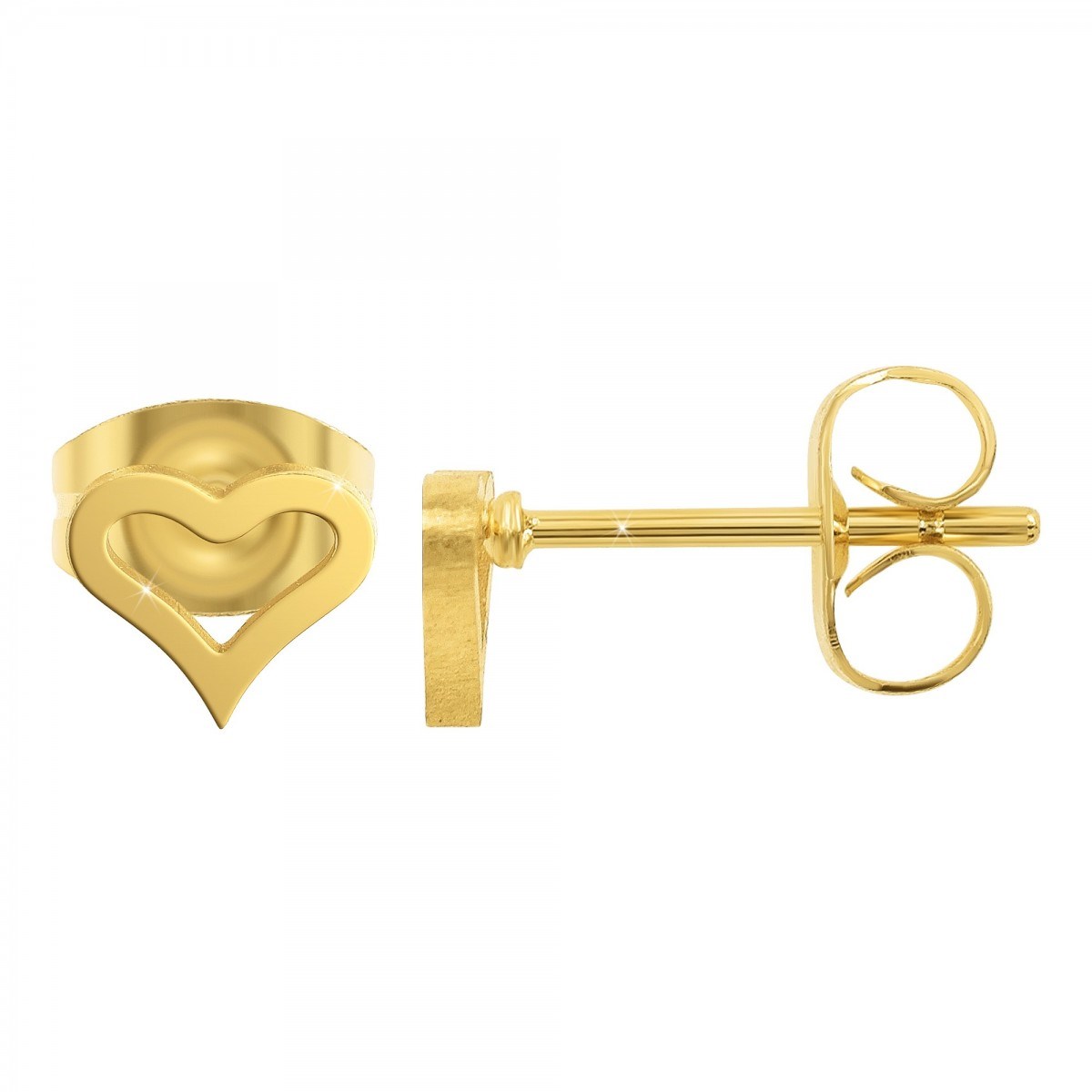 Boucles d'oreilles coeur par SC Bohème