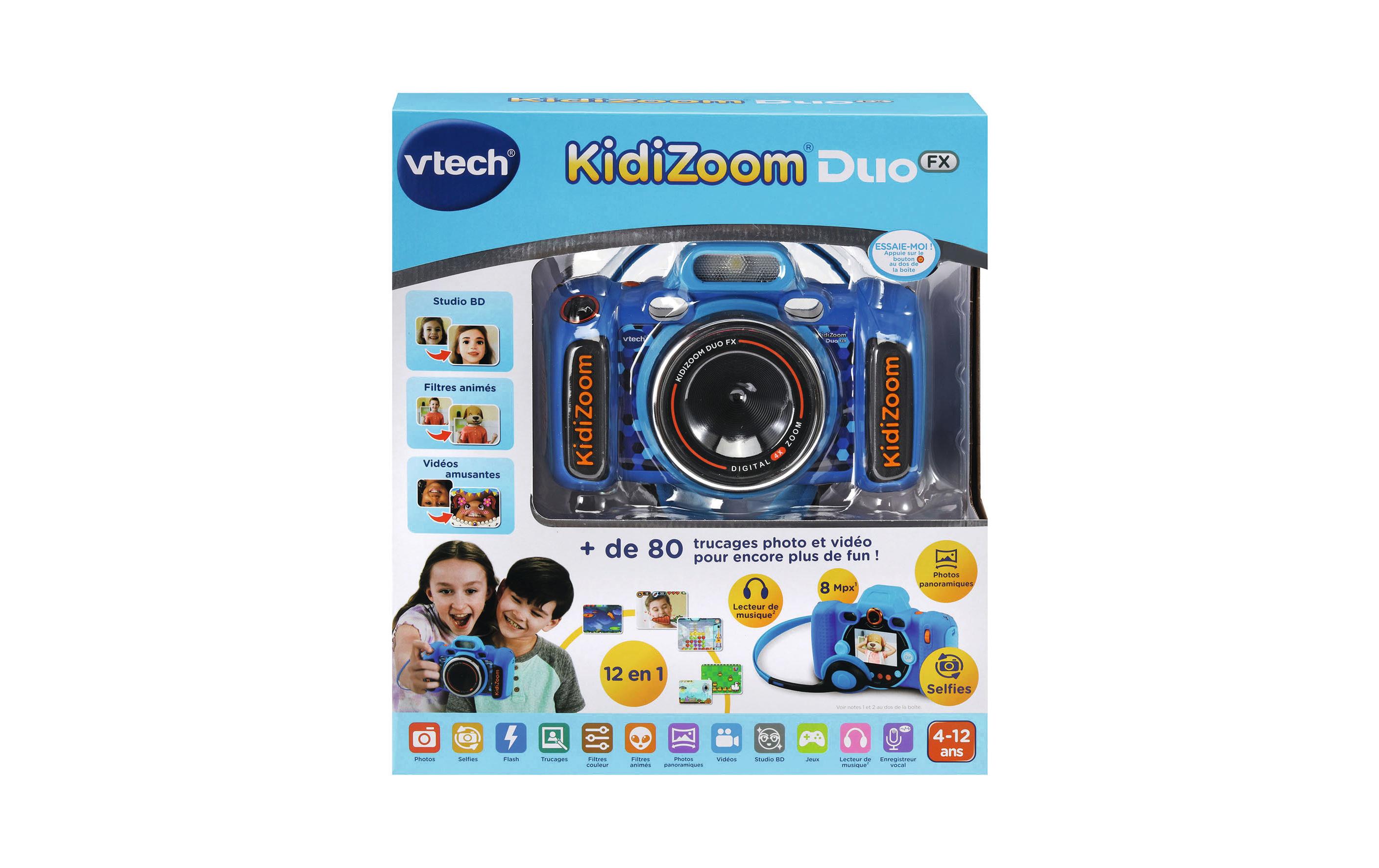 Kinderkamera Kidizoom Duo FX -FR- BlauMultifunktionale Digitalkamera mit integriertem Blitz