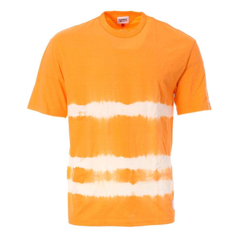 Tommy Hilfiger T-shirt Orange Homme Tommy Hilfiger DM0DM13064