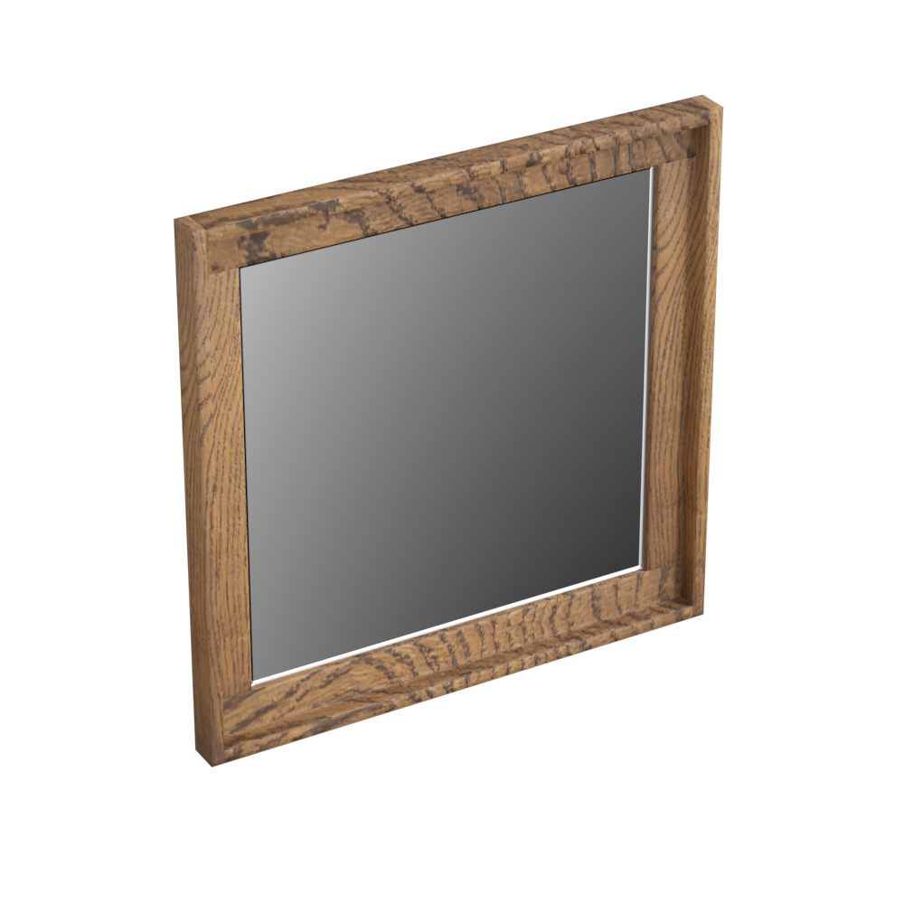 Forzalaqua Reno spiegel 40x40cm castle brown