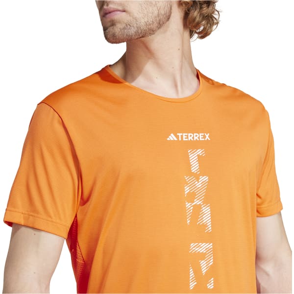 T-shirt trail ADIDAS AGR SHIRT SEORIM/BLANC
