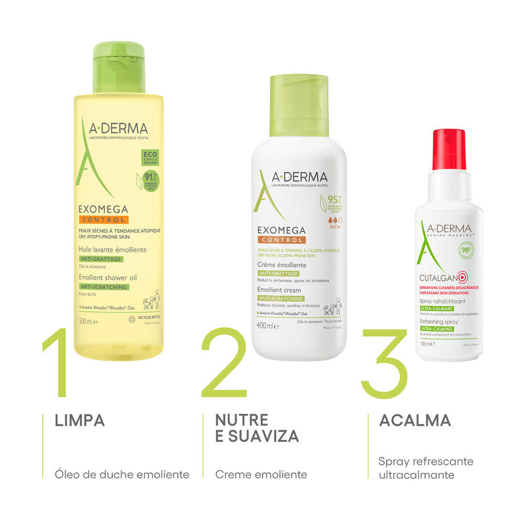 Exomega Control - Creme Emoliente Antiprurido - 50ml