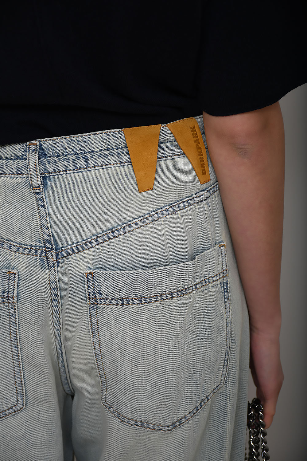 Iris paper bag tencel denim jeans