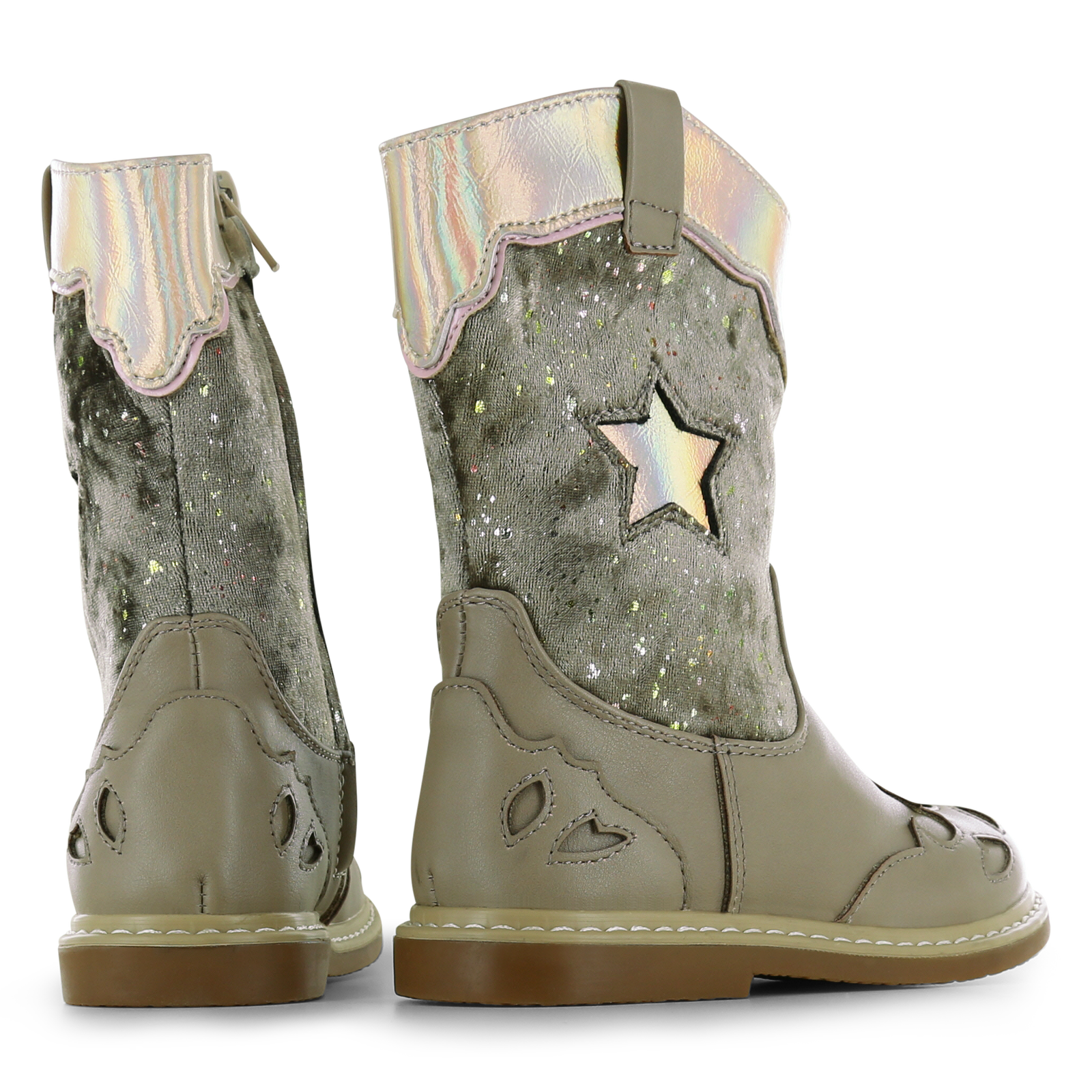 Shoesme slim-fit Stiefel taupe mit Stern