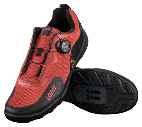 Chaussures Leatt 6.0 Clip Lava Rouge