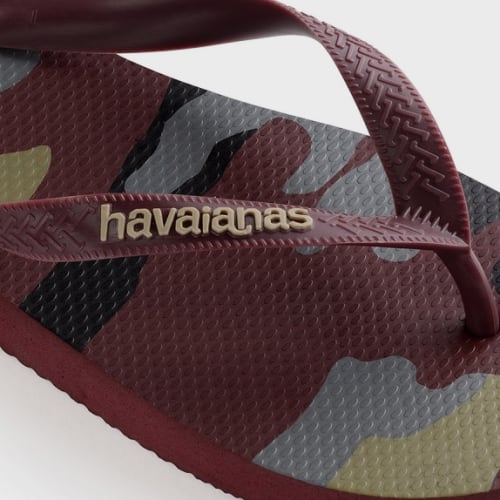 Tongs Top Camo Bordeaux