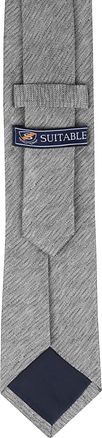 Stropdas Zijde Grijs K82-1 K82-31 60164-119 mid grey Delave kopen