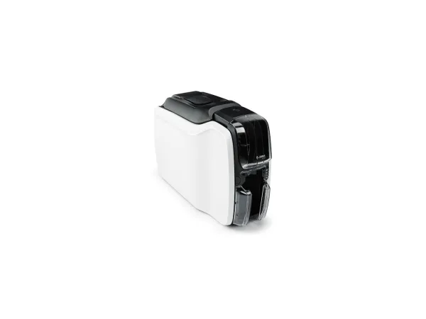 Zebra ZC100 - Plastikkortprinter - farve - blæksubliminering/termisk transfer - CR-80 Card (85.6 x 54 mm) - 300 dpi - op til 700 kort/time (mono) / op til 150 kort/time (farve) - kapacitet: 100 kort - USB 2.0