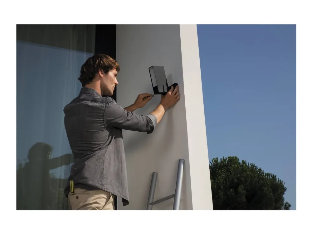 Netatmo Presence - Netværksovervågningskamera - udendørs - vejrbestandig - farve (Dag/nat) - 4 MP - 1920 x 1080 - WiFi