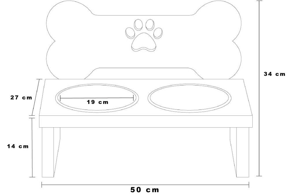 Feliformia® gamelle pour chien 2 x 1300 ml