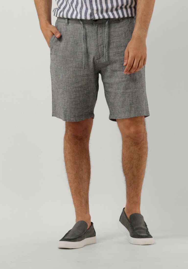 SELECTED HOMME donkerblauwe selected homme korte broek slhcomfort-brody linen shorts