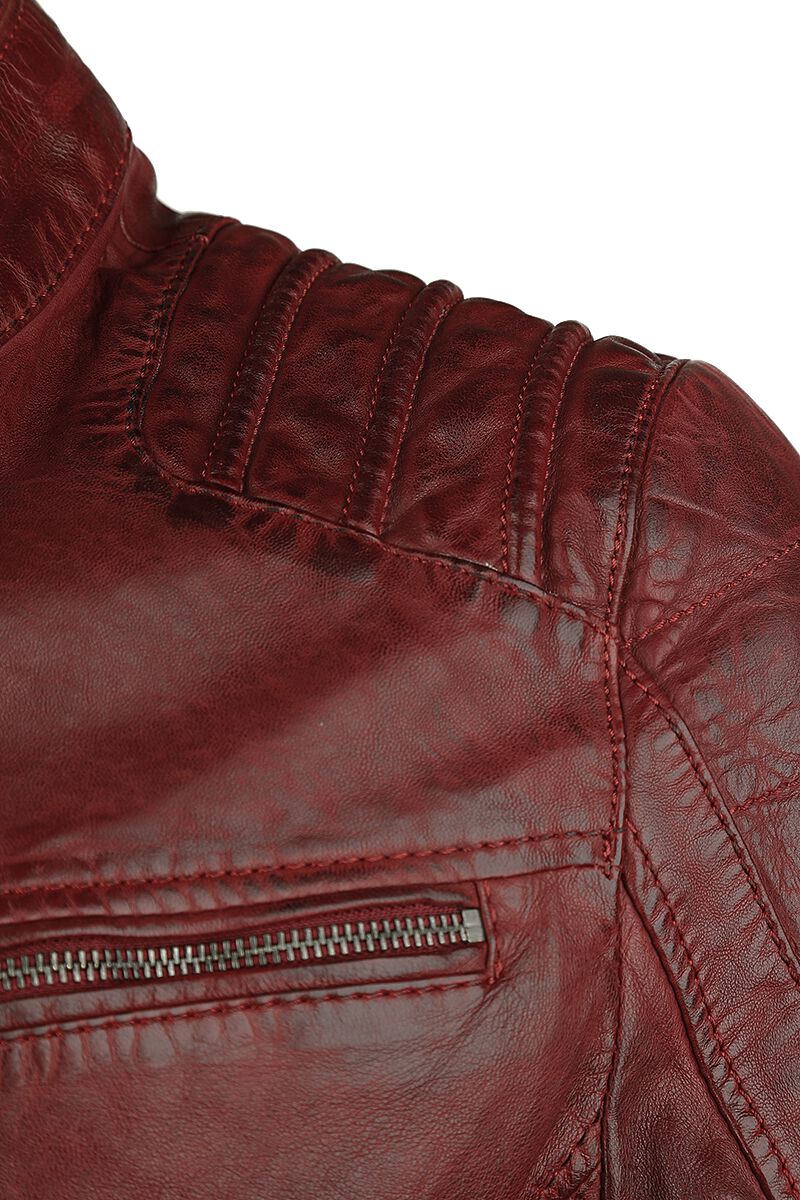 Camren Slim Fit NSLVW | Gipsy Veste en cuir