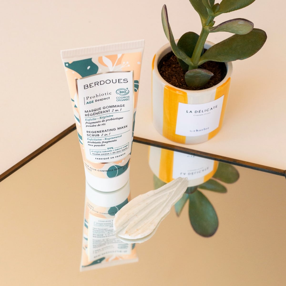 Berdoues Probiotic Age Respect Masque Gommage Régénérant 2 en 1