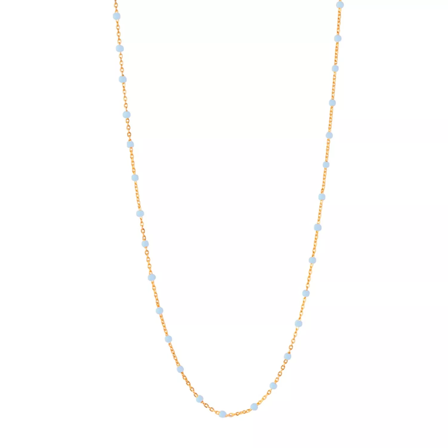 Enamel Lola Sky Halskæde 18 kt. Forgyldt Sølv N55G-Sky