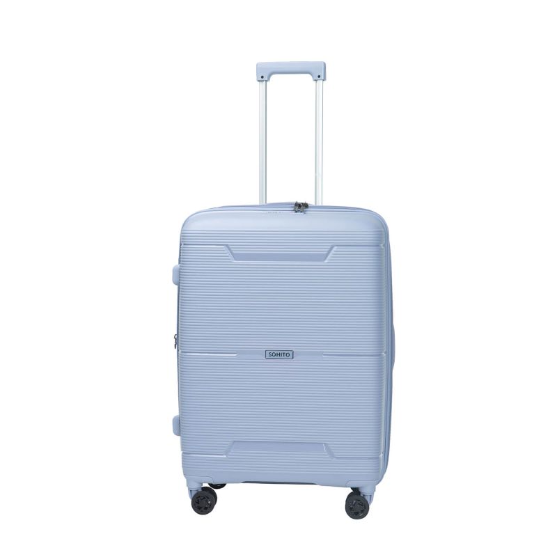 Lot de 3 valises extensibles Haree 55, 67 et 76.5 cm Macaron purple