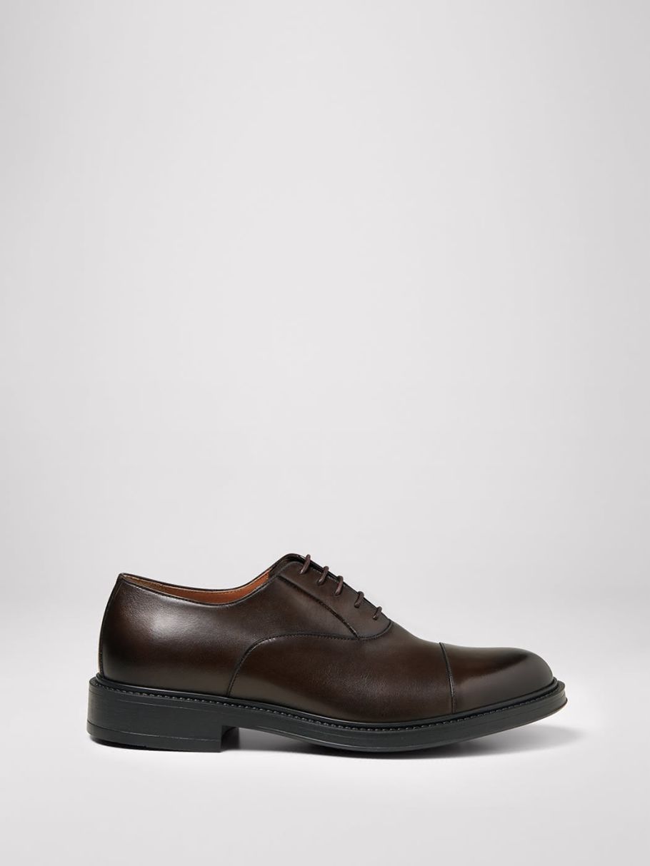 Richelieus en cuir