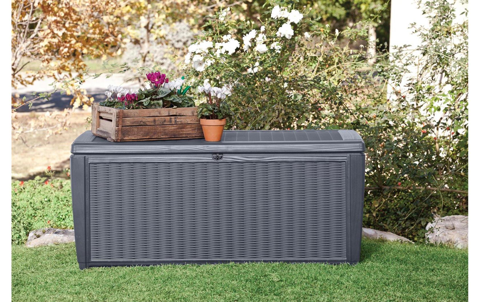 Gartenbox Sumatra 511l Anthrazit<br>Aufbewahrungstruhe