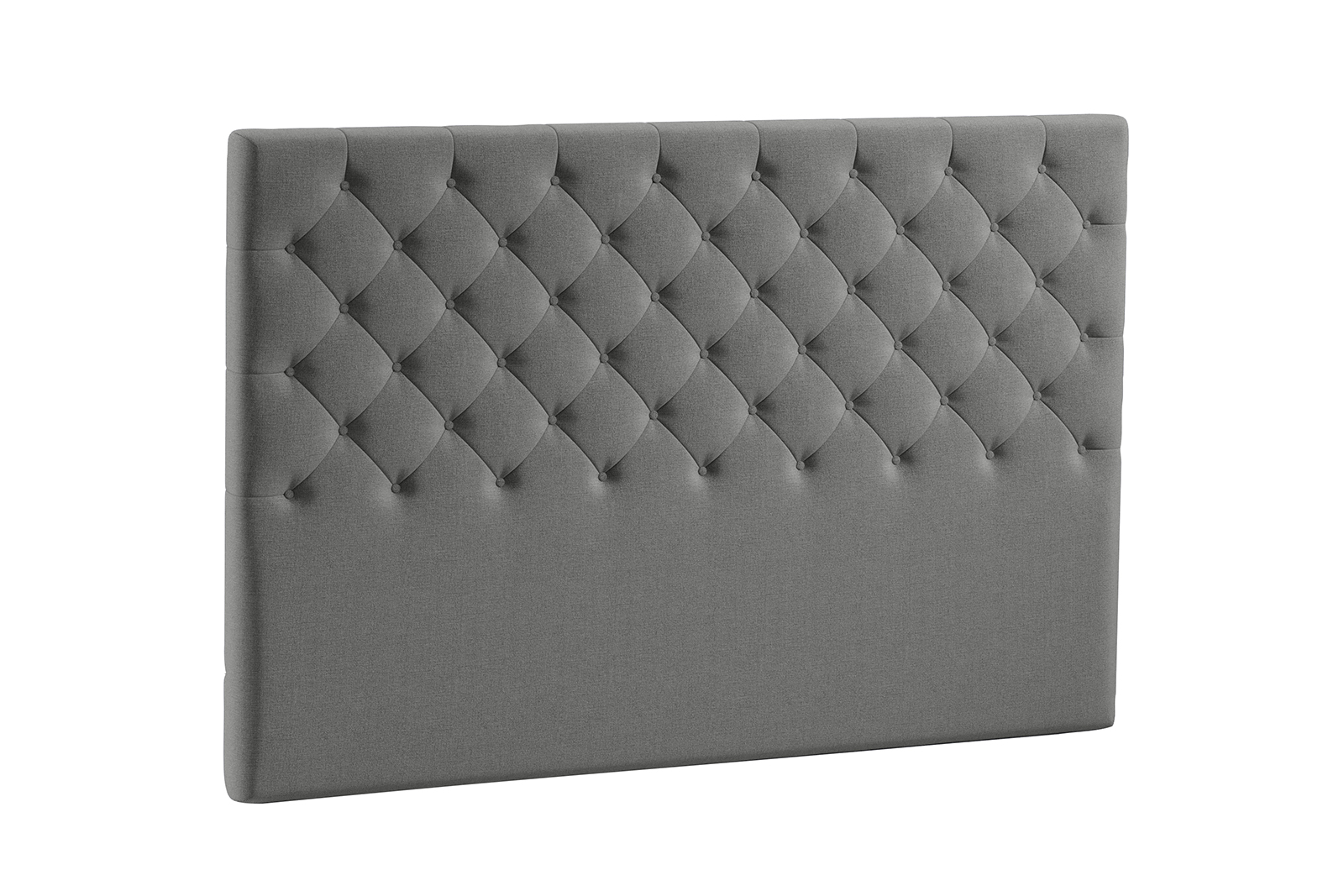 Roma sengegavl 180 cm bredde i tekstil Nordic grey