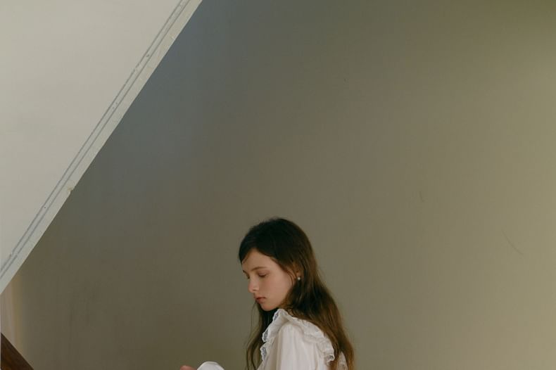 Sincethen - Blouse met wijde mouwen en ruches