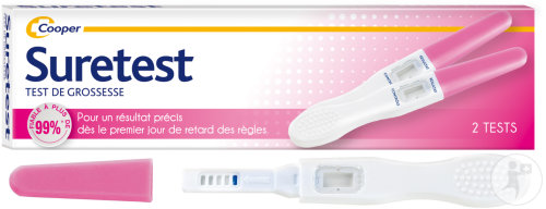 Suretest Test De Grossesse 2 Pièces