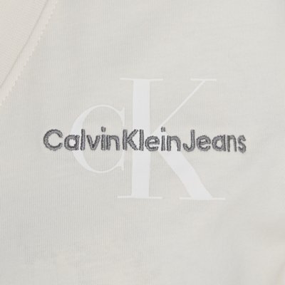 Tee-shirt à manches courtes femme Monologo Slim V-Neck CALVIN KLEIN