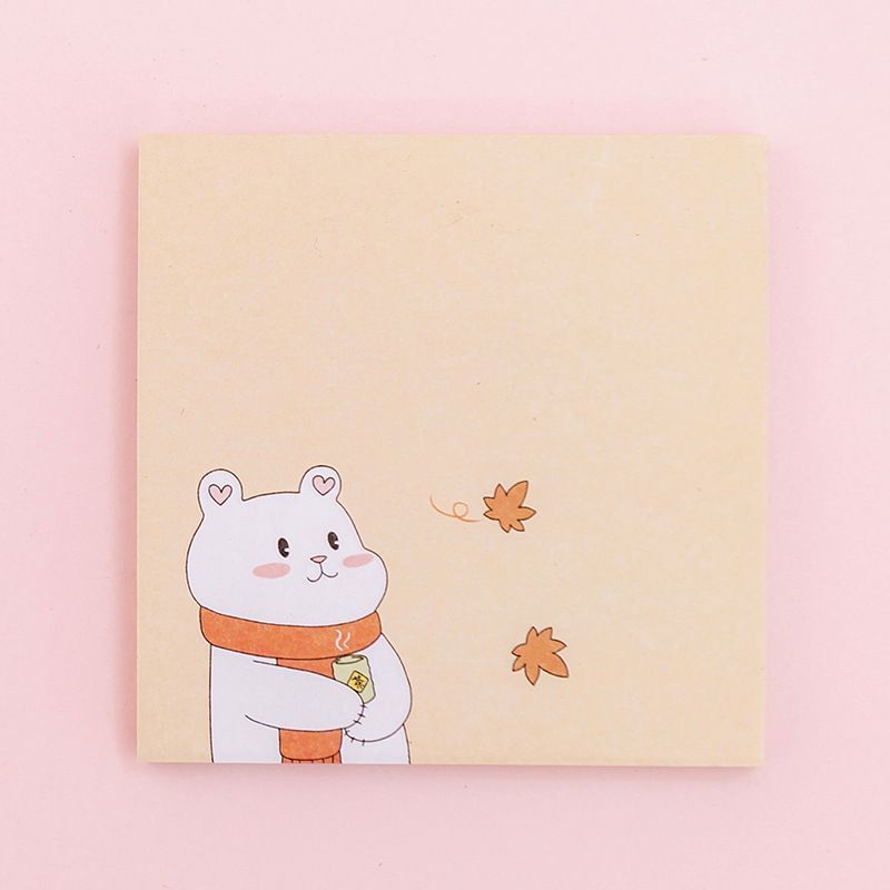 Schooltijd - Cartoon Print Sticky Notes