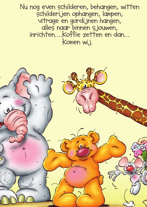 Doodles | Nieuwe woning | fotokaart