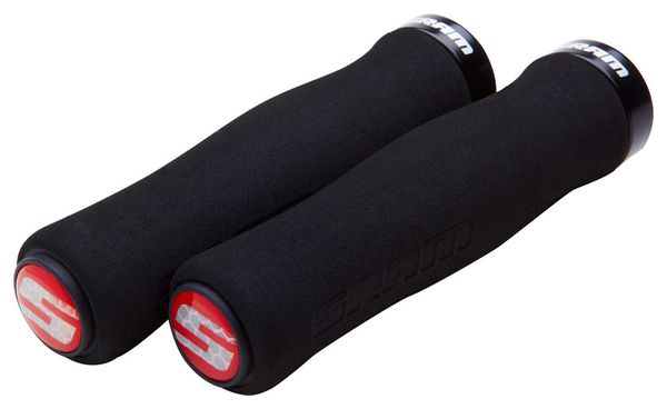 SRAM Paire de Grips CONTOUR Mousse Lock-On Noir