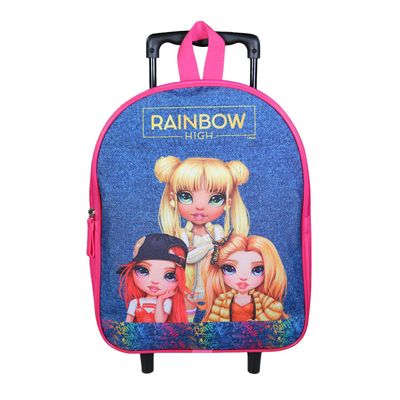 Sac maternelle à roulettes Rainbow High - 1 compartiment - multicolore - Bagtrotter