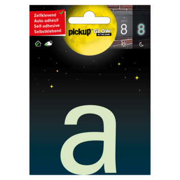 Pickup Glow in the dark Huisnummer a 7,5 cm