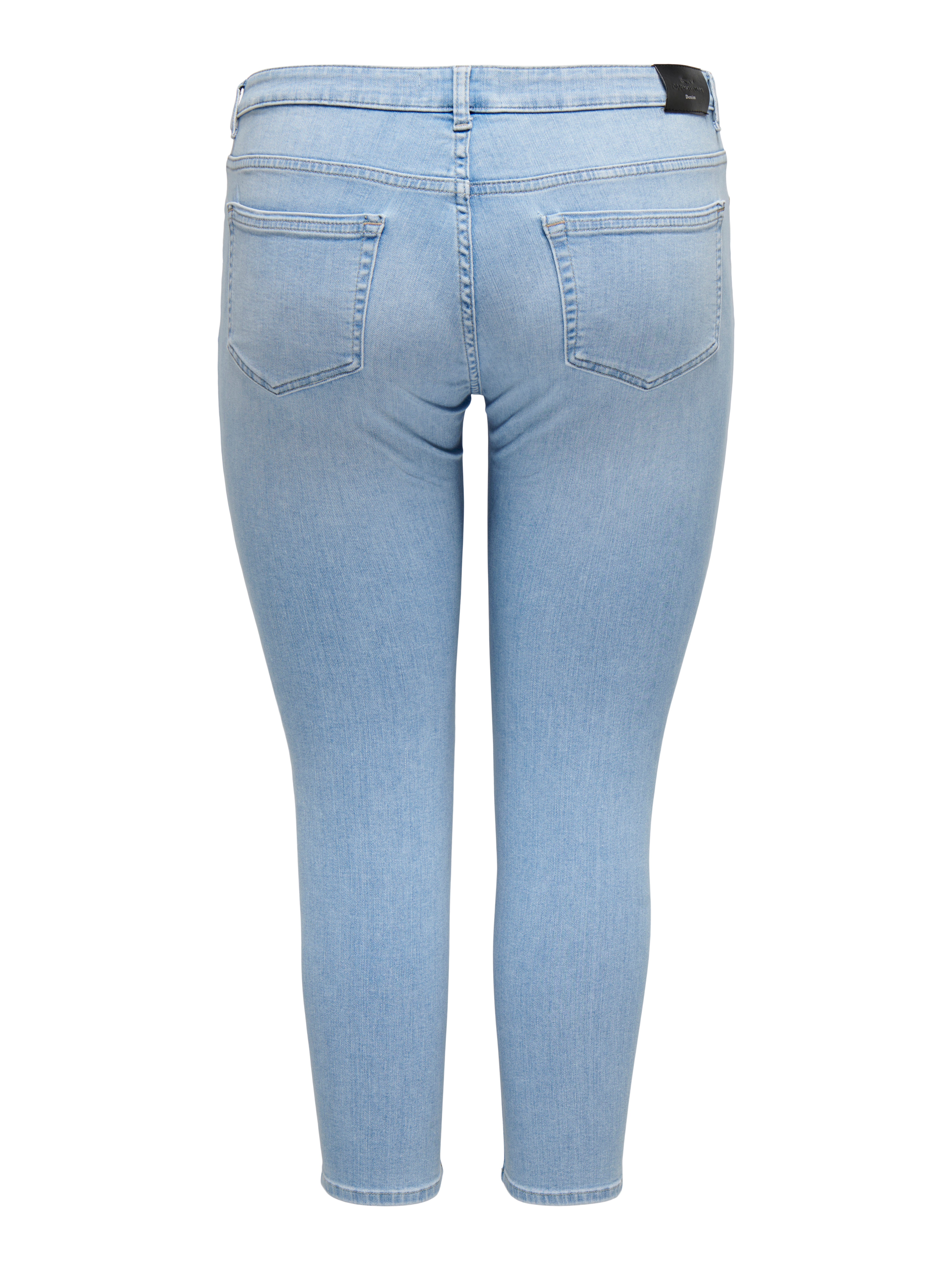 -CARWILLY Mittlere Taille Skinny Fit Jeans Light Blue Denim