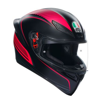 Casque AGV K1 S - WARMUP - Noir / Rose