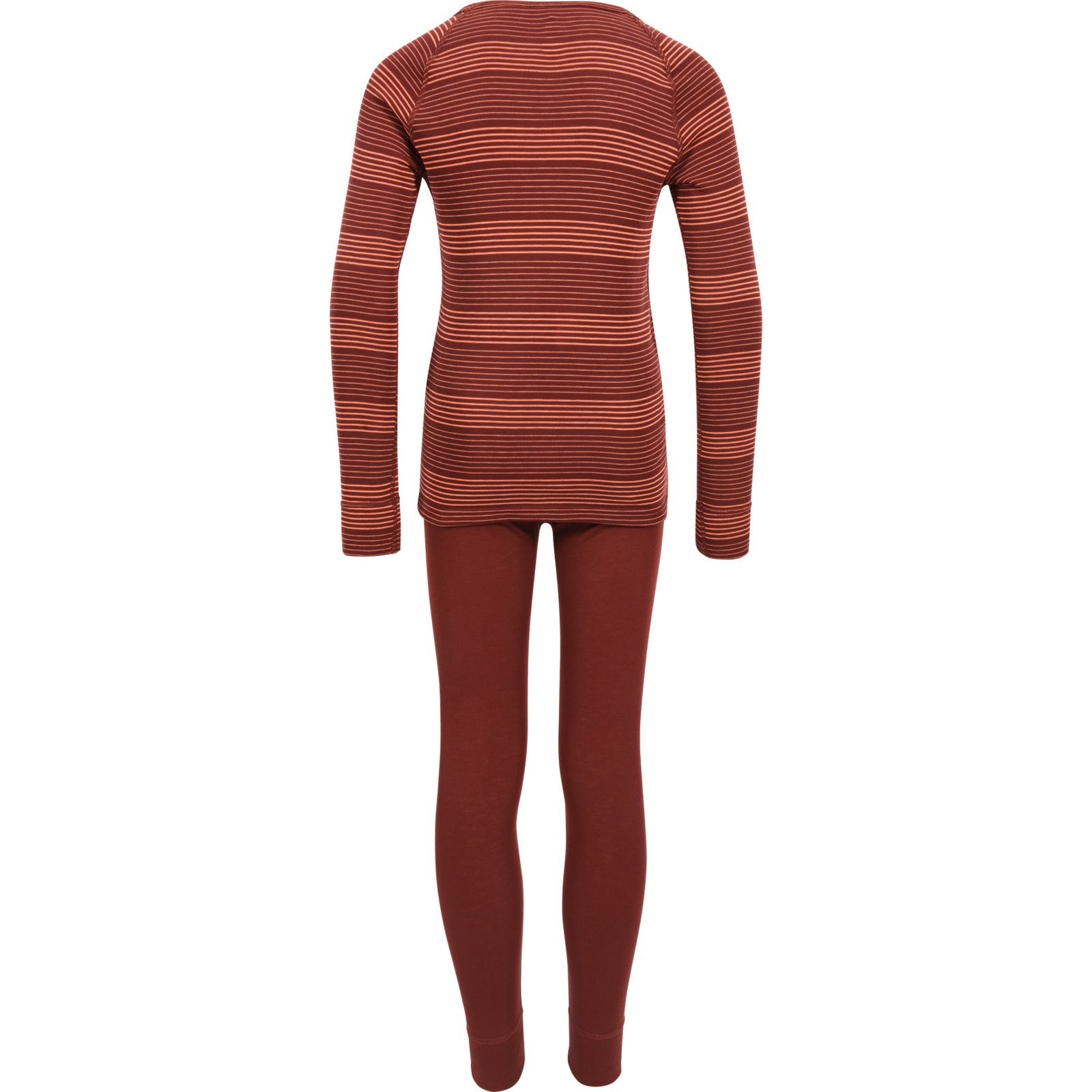Odlo Kinder-Thermowäsche-Set Active Warm dunkelrot