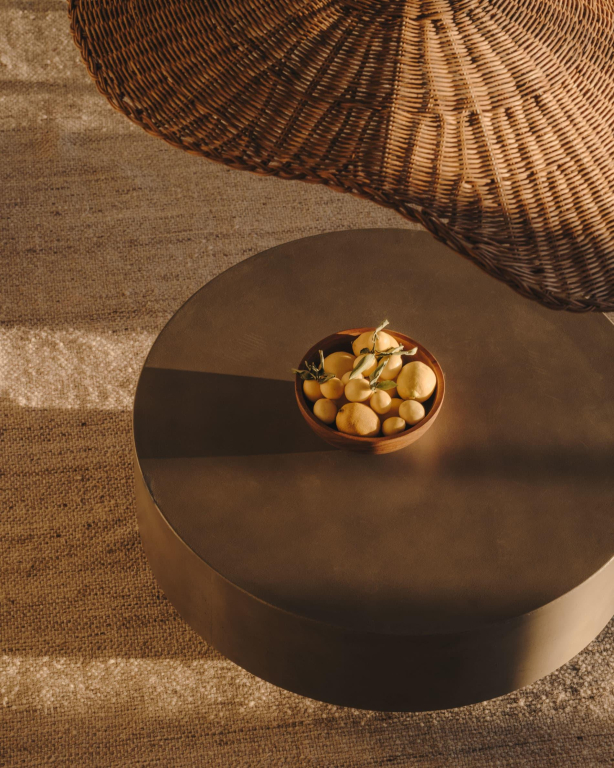 Kave Home Garbet salontafel Ø80 cement