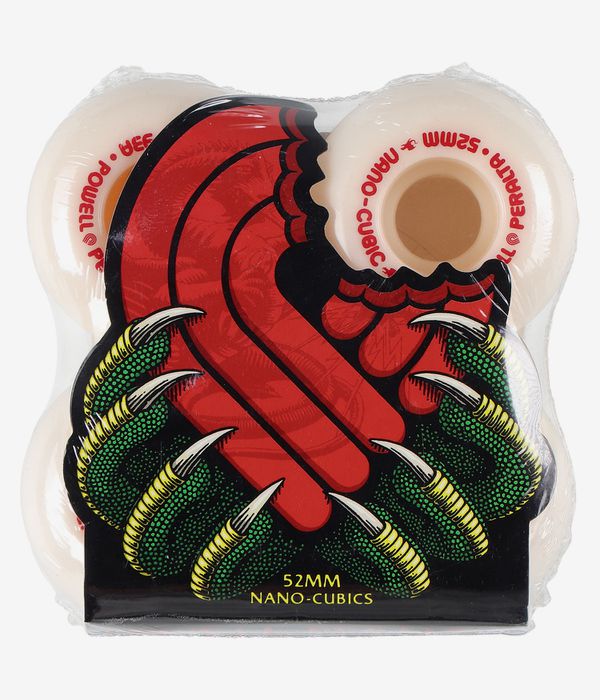Powell-Peralta Dragon Nano-Cubic Rollen (offwhite) 52 mm 93A 4er Pack