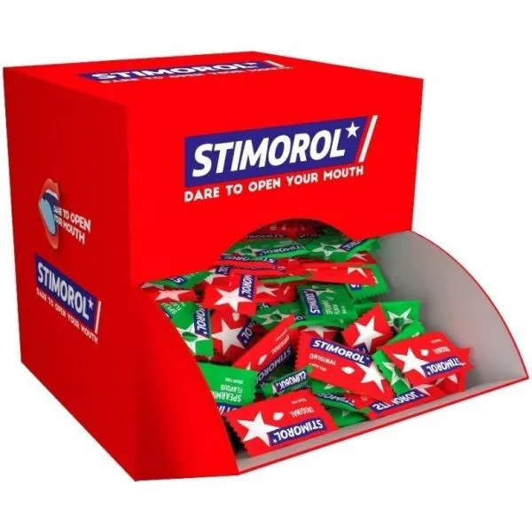 Tyggegummi Stimorol Dental Mix 2,8g x 170 stk. i borddisplay