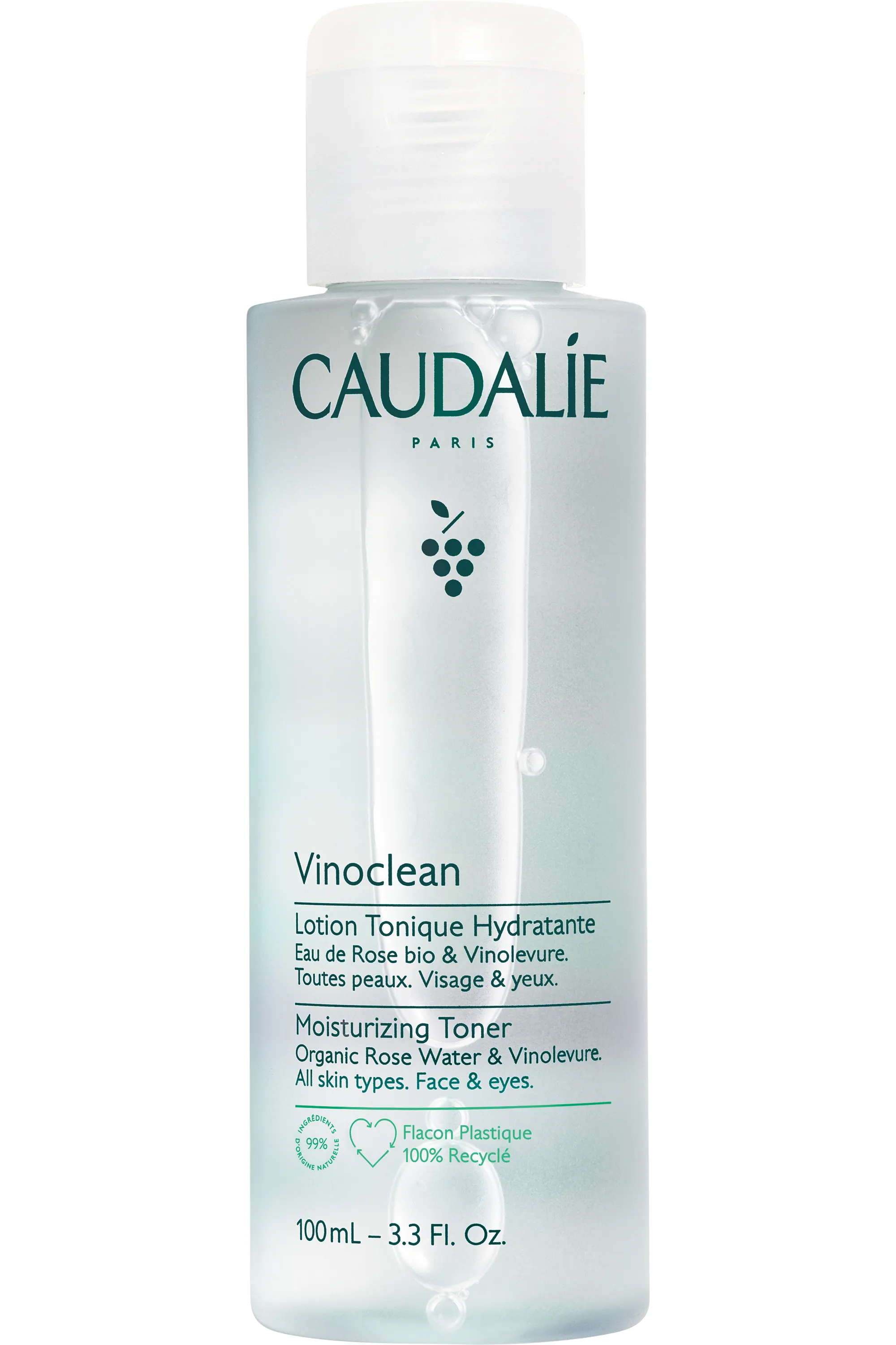 Caudalie Lotion tonique hydratante Vinoclean-100 ml