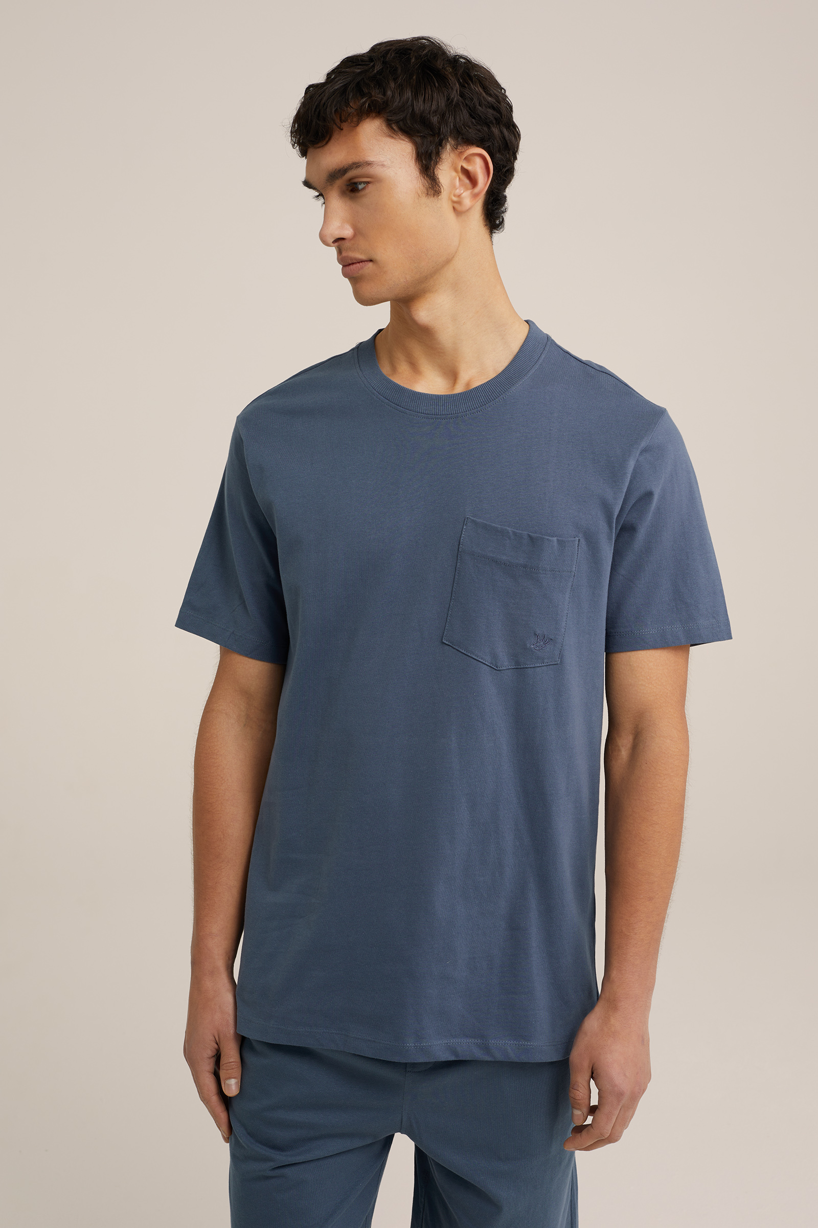pyjamashirt WE Fashion Blauw