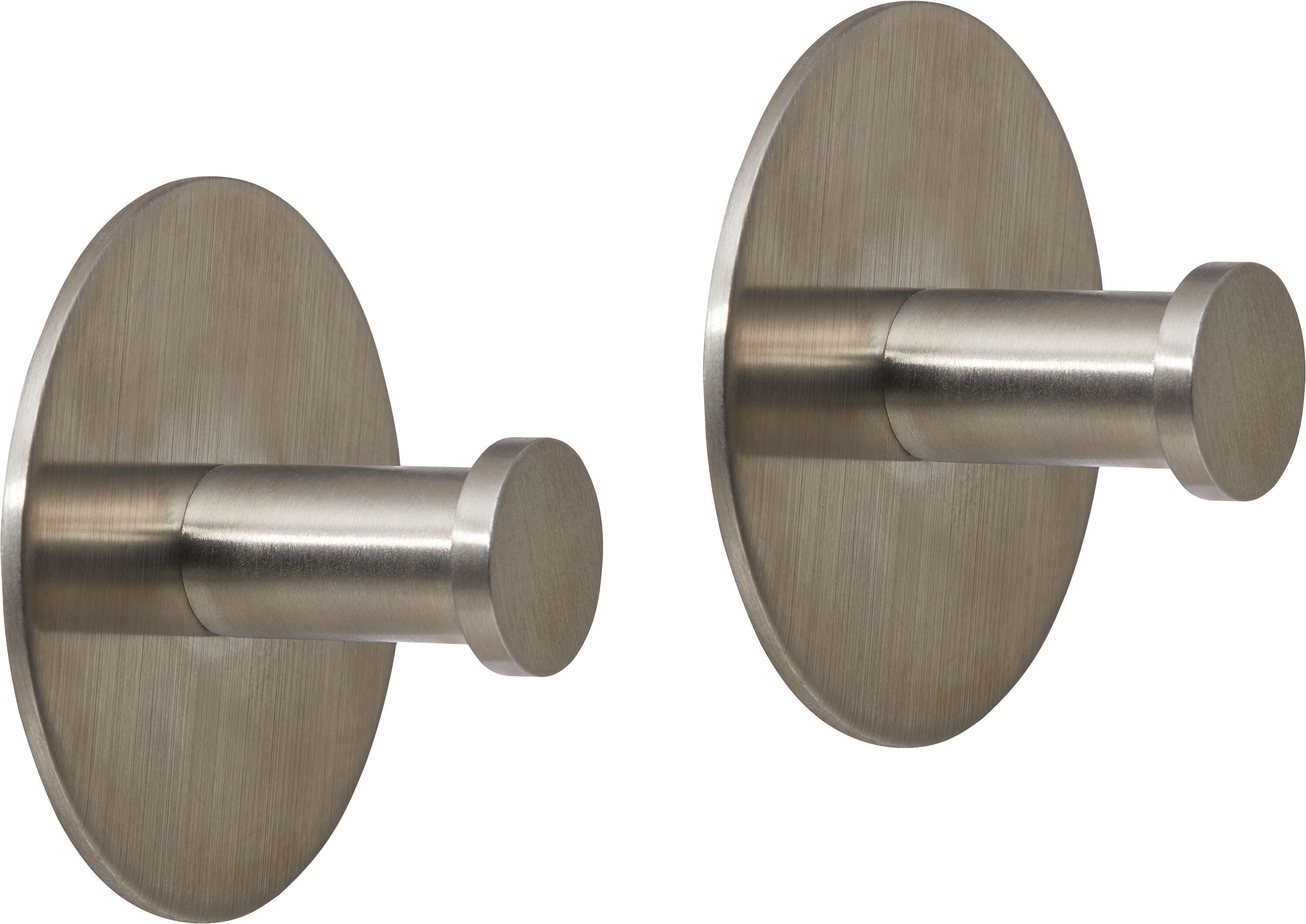 LEVIO Handtuchhaken-Set - Silber / H: 2.8 cm