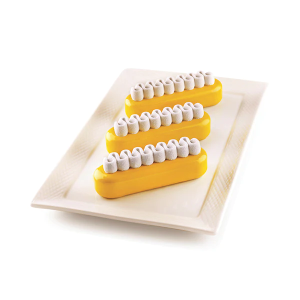 Set 2 moules 3D kit 6 Chic et Pop éclairs Silikomart