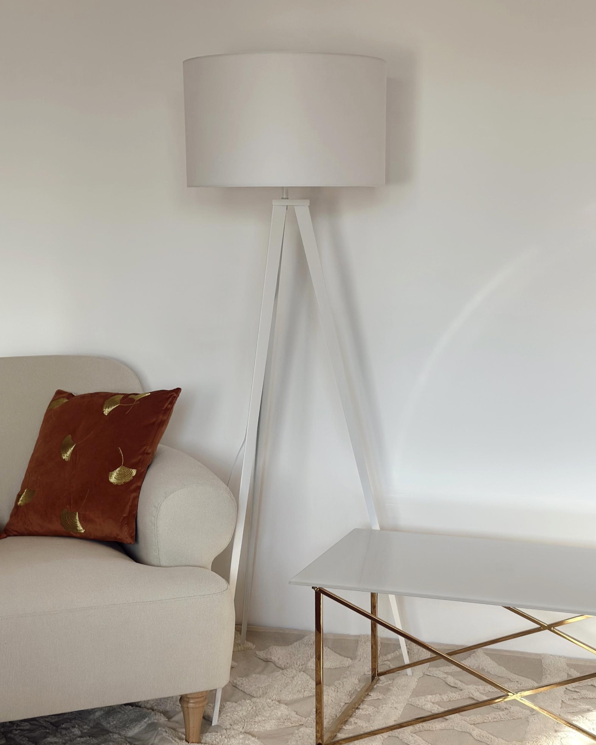 Staande lamp STILETTO Metaal Wit