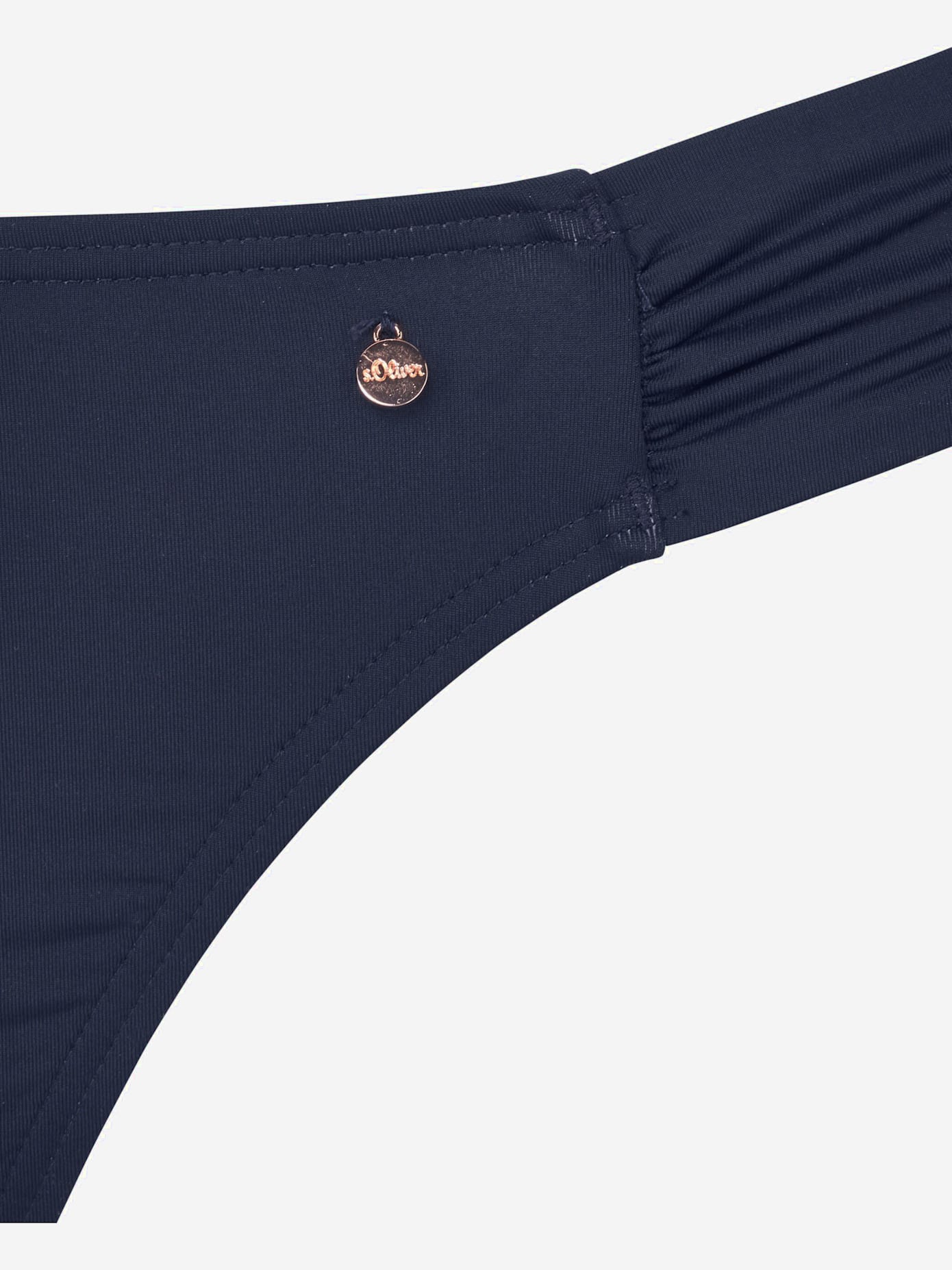 Maillot de bain bandeau à armatures coloris unis