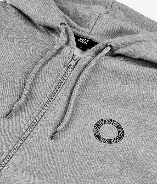 Antix Aethon Zip-Hoodie (heather grey)