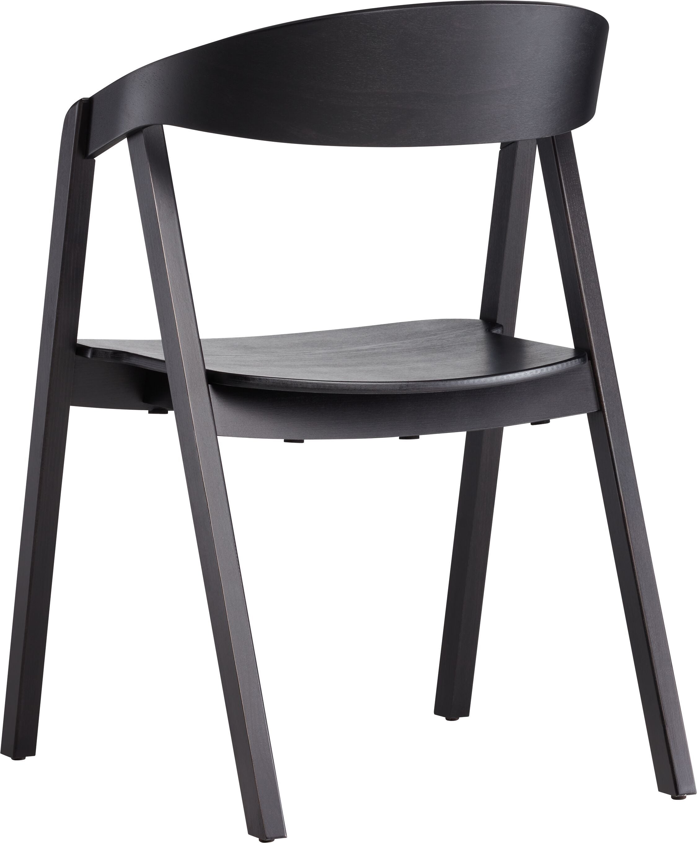 LIOR Stuhl - Schwarz / B: 53.0 cm x T: 52.0 cm x H: 79.0 cm