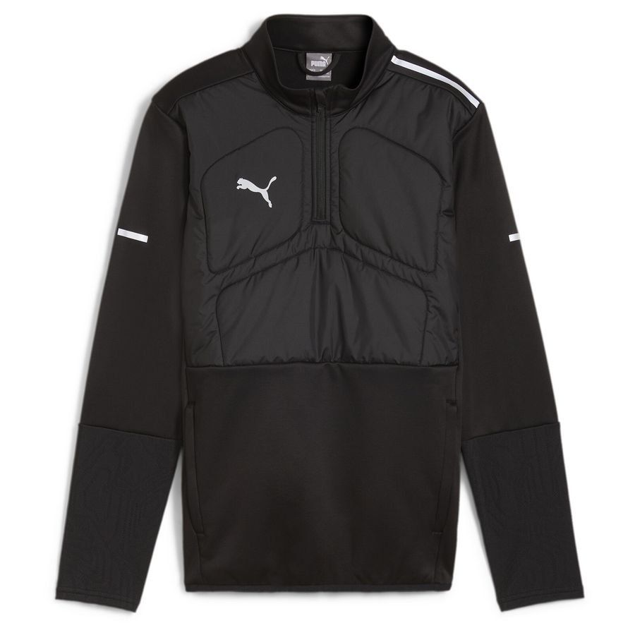 PUMA Maillot d'Entraînement individualWINTERIZED Fermeture Éclair 1/4 - Noir Enfant