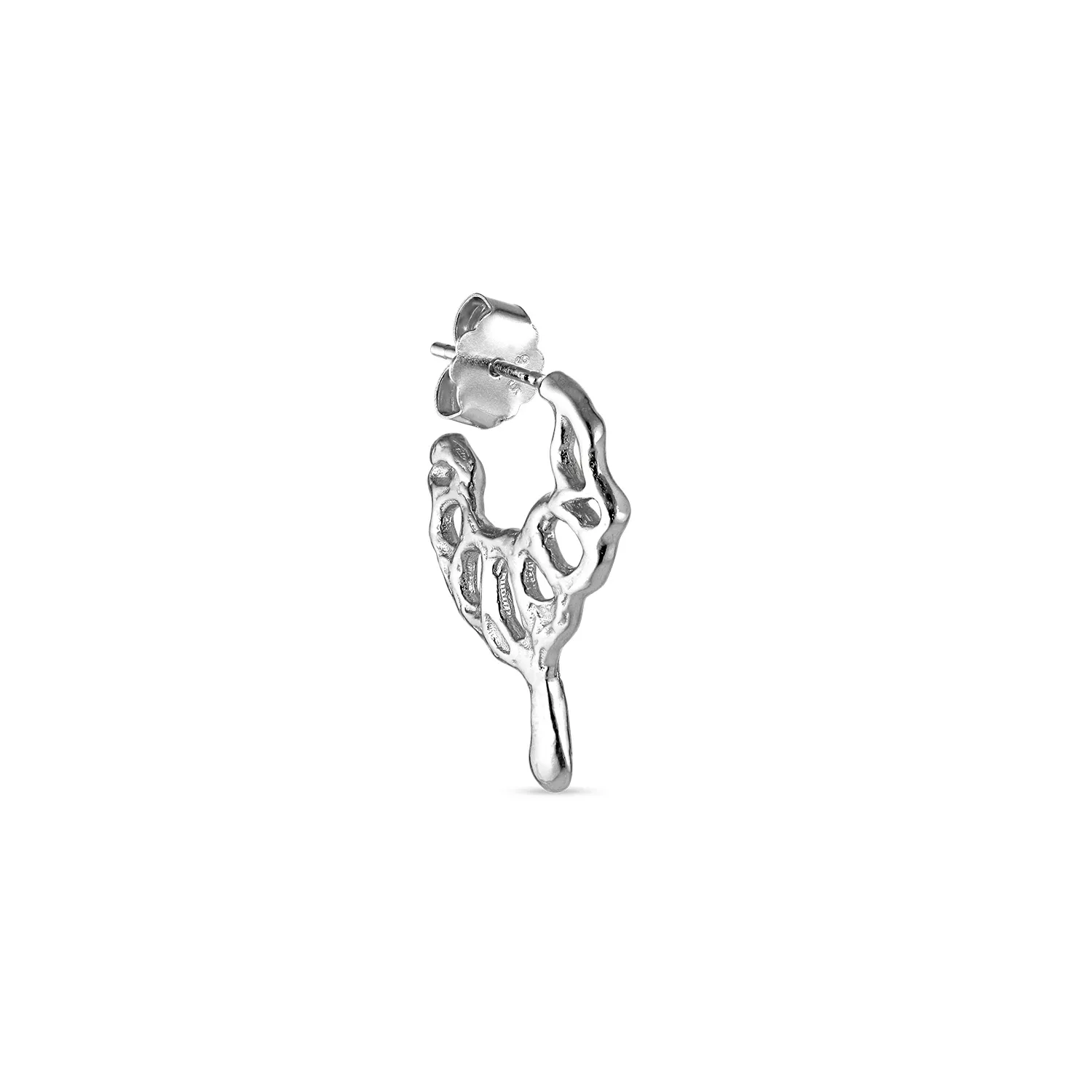 Jane Kønig Butterfly Ørering Single Sølv BH-HS23-S
